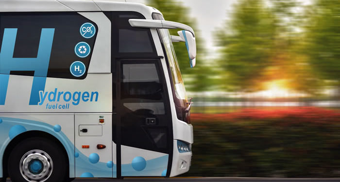 Bus mit Brennstoffzellen