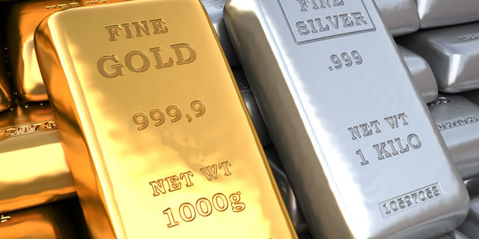 Gold und Silber Barren