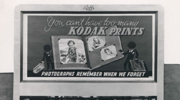 Eastman Kodak alte Werbetafel